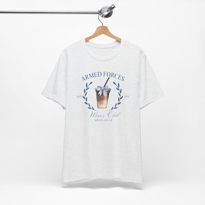 Blue Armed Forces Wives Club Tee