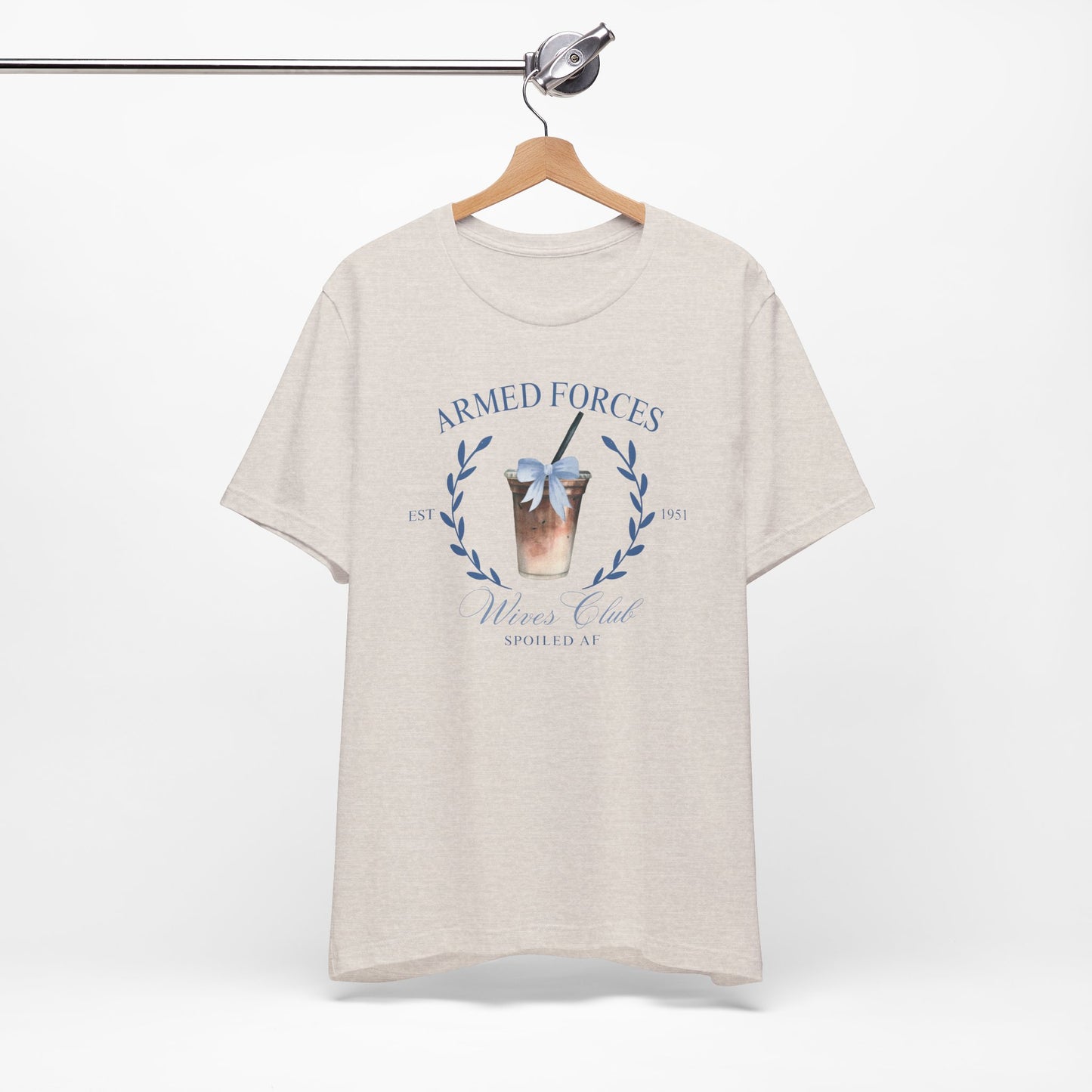 Blue Armed Forces Wives Club Tee