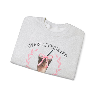 Over Caffeinated Wives Club Crewneck