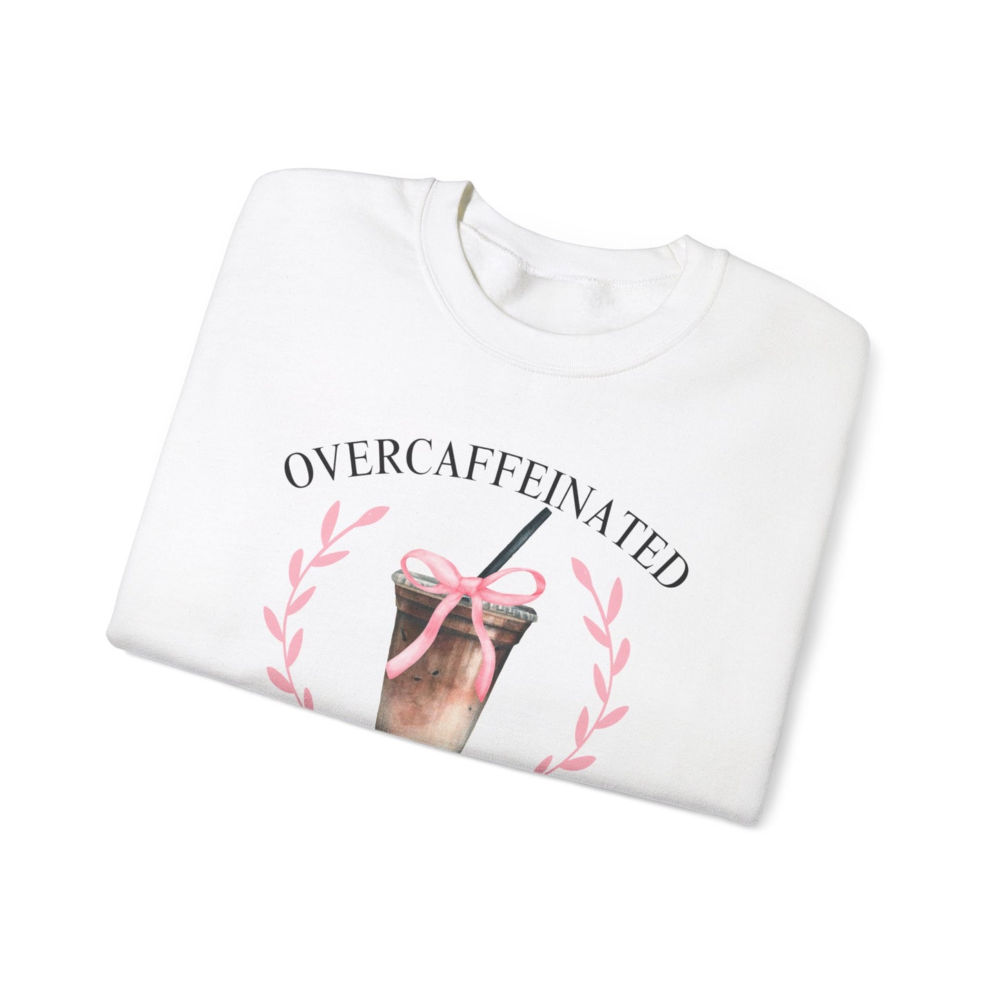 Over Caffeinated Wives Club Crewneck