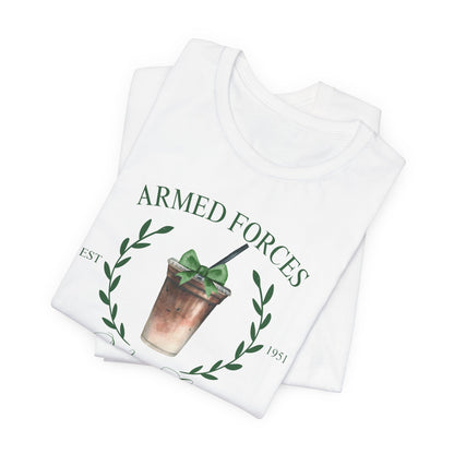 Green Armed Forces Wives Club Tee