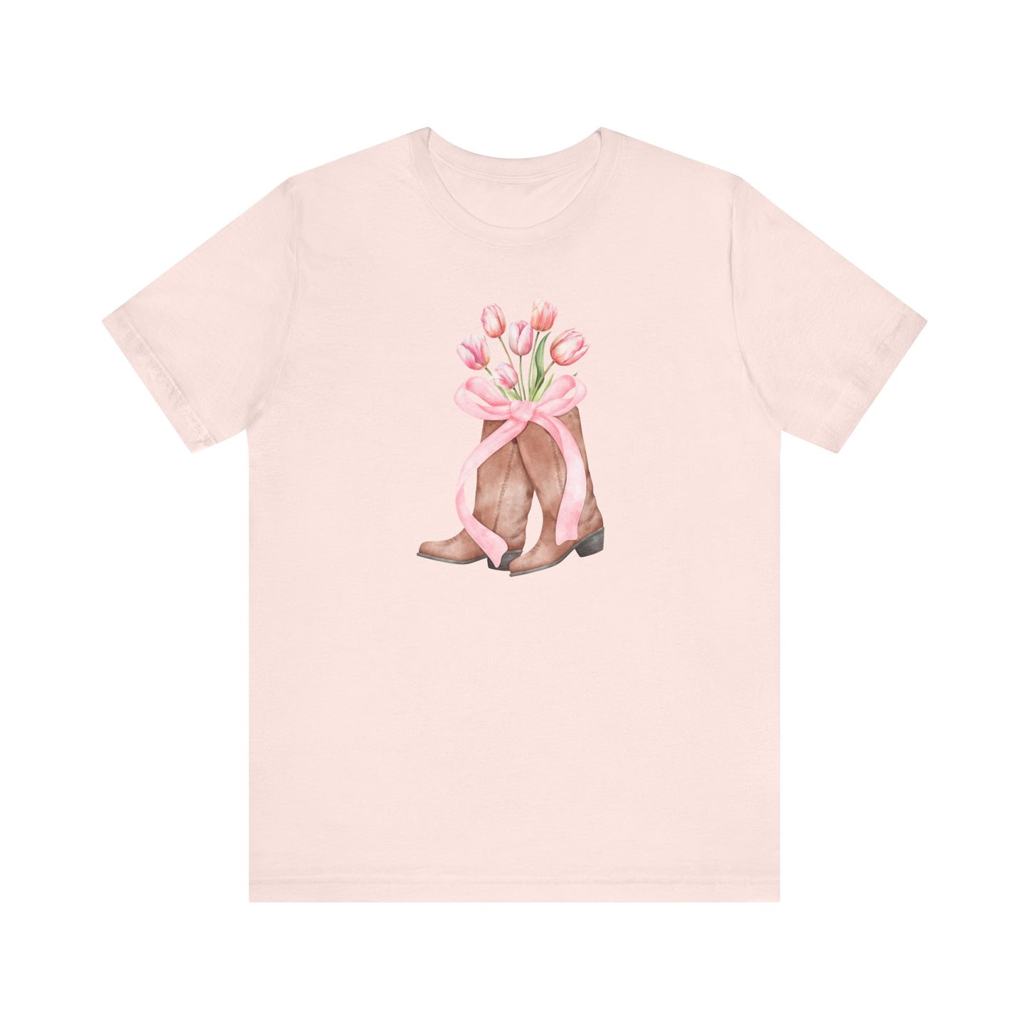 Pink Coquette Boots Tee