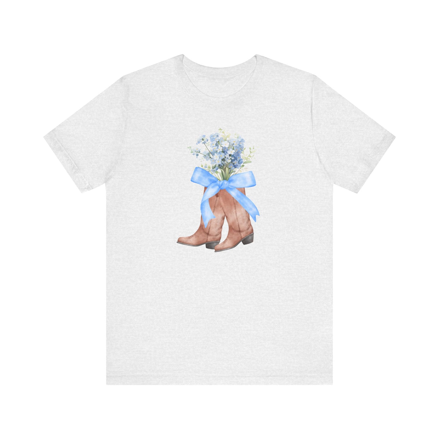 Blue Coquette Boots Tee