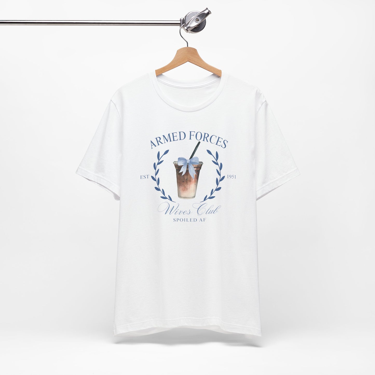 Blue Armed Forces Wives Club Tee