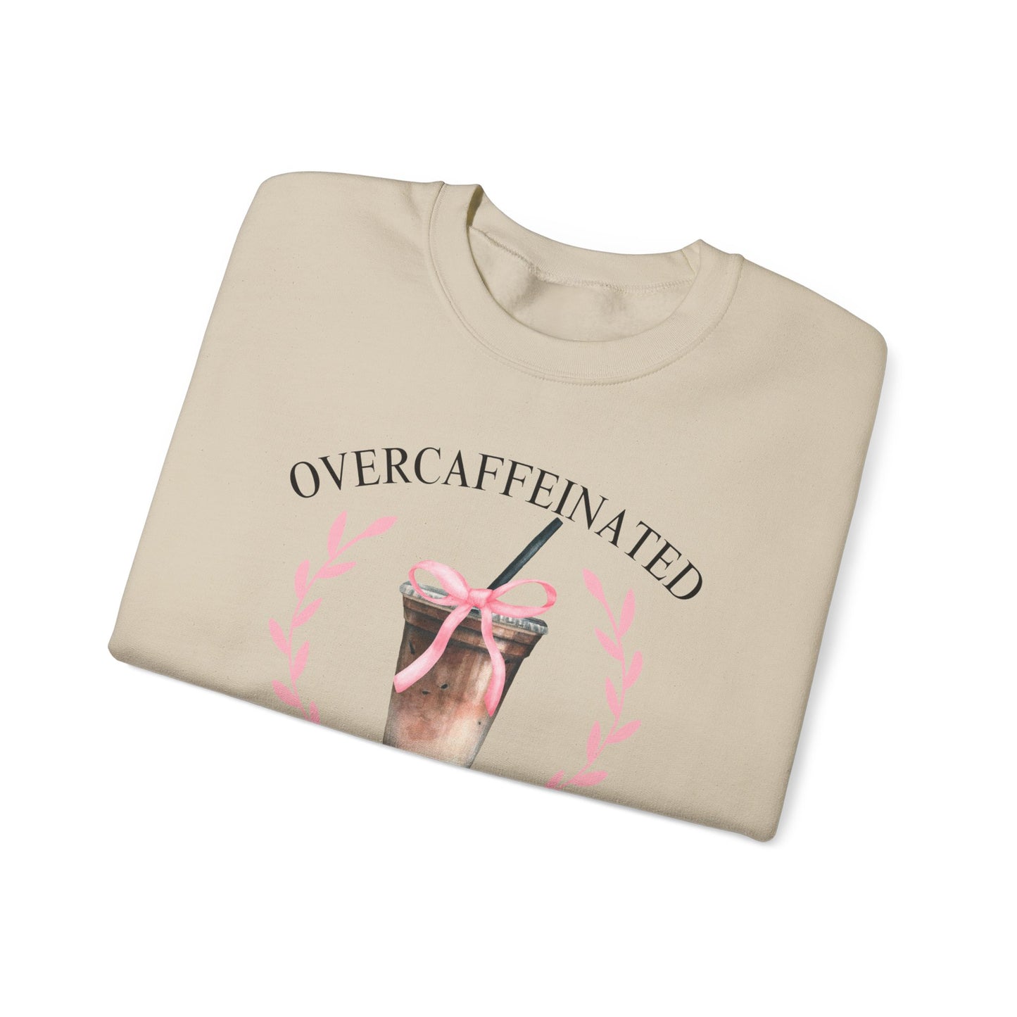 Over Caffeinated Wives Club Crewneck