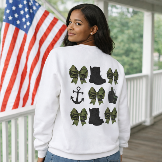 Coquette Navy Crewneck 2.0