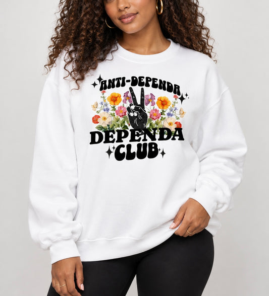 Anti Dependa Club Crewneck