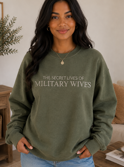 Secret Lives Embroidered Crewneck