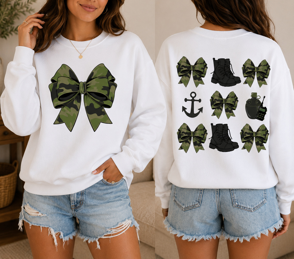 Coquette Navy Crewneck 2.0