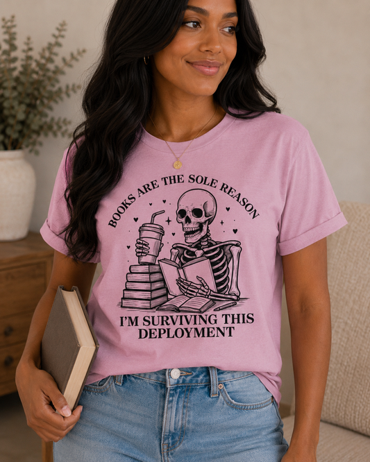 Bookish Deployment Tee