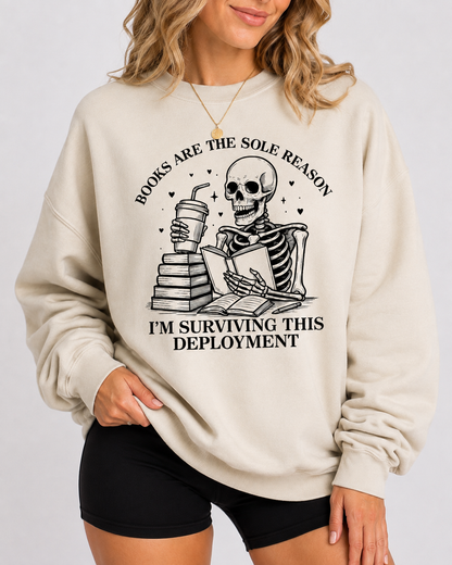 Bookish Deployment Crewneck
