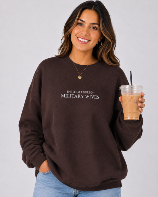 Secret Lives Embroidered Crewneck
