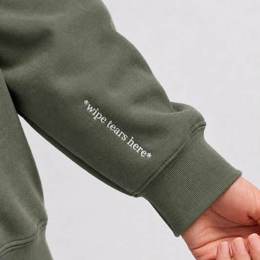 Depression Era Embroidered Crewneck Army