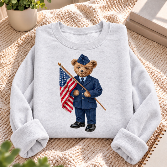 Air Dress Blues Bear Crewneck