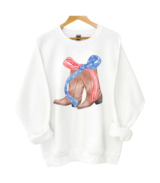 Coquette USA Boots Crewneck