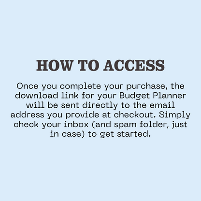 The Simple Budget Planner