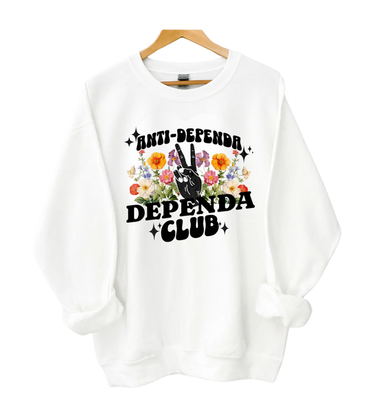 Anti Dependa Club Crewneck